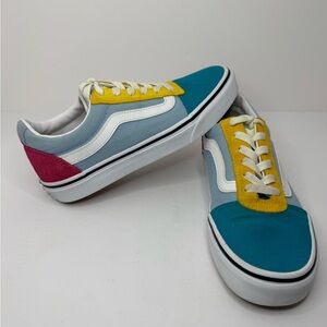 Vans Colorblock Old Skool Low Top Sneakers Women’s Size 7, Multicolor